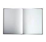 Livre d'or 100 pages tranche argent Titane