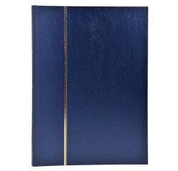 Album de timbres simili-cuir 48 pages noires - 22,5x30,5 cm