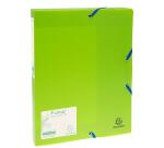 Exacompta Forever Recycled Elasticated Filing Box, 40mm Spine, 0.7mm PP ,A4