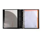 Classeur 4 anneaux plastifié Exacompta Exabinder A4 maxi - Dos 5 cm noir
