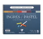 Ingres Pastel bloc spiralé 25F 24x30cm 130g - Assortiment vif