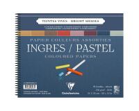 Ingres Pastel bloc spiralé 25F 24x30cm 130g - Assortiment vif