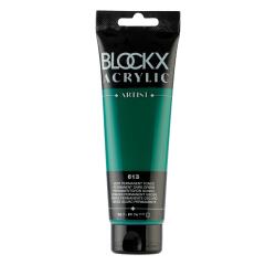 Feine Acrylfarbe, Acrylic Artist, Tube 120ml - Permanentgrün dunkel