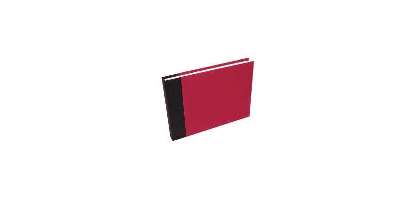 Reisealbum A5, Leinenbezug, 60 Blatt 180g - Rot