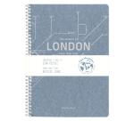 Jeans métro, Cahier reliure intégrale A4 - 21 x 29,7 cm, 148 pages, Ligné + marge, ass. - Bleu jeans
