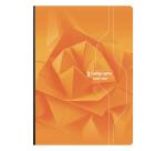 Cahier brochure souple dos toilé 7000 A4 192 pages grands carreaux 70 g - Assortis