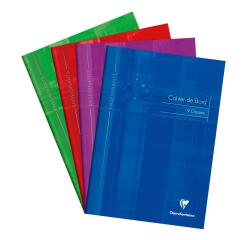 Cahier de bord enseignant piqué A4 60 pages 9 classes Couleur aléatoire - Assortis