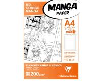 Manga Multi-techniques étui 40F A4 200g grille 6 cases