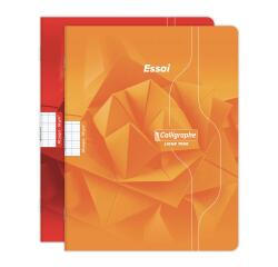Cahier d'essai piqué 7000 17x22 cm 48 pages grands carreaux 56 g - Assortis