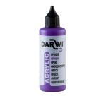 Darwi Flacon de 80 ml de Peinture Acrylique Universelle Opaque - Violet
