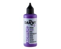 Darwi Flacon de 80 ml de Peinture Acrylique Universelle Opaque - Violet