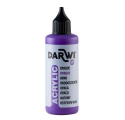 DARWI Acrylfarbe opak, Flasche 80ml, Violett - Violett