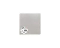 Paquet de 25 cartes simples Pollen 160x160mm 210g/m2 - Argent