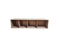 Présentoir vide chiffres kraft 20cm - Kraft