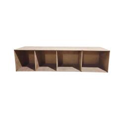 Présentoir vide chiffres kraft 20cm - Kraft