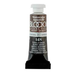 Aquarellfarbe, Umbra gebrannt - Tube 5ml - Umbra