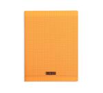 Clairefontaine Polypro Stapled Notebook, Seyes, Ligne 8000, A4, 96 Sheets, 90g - Orange|