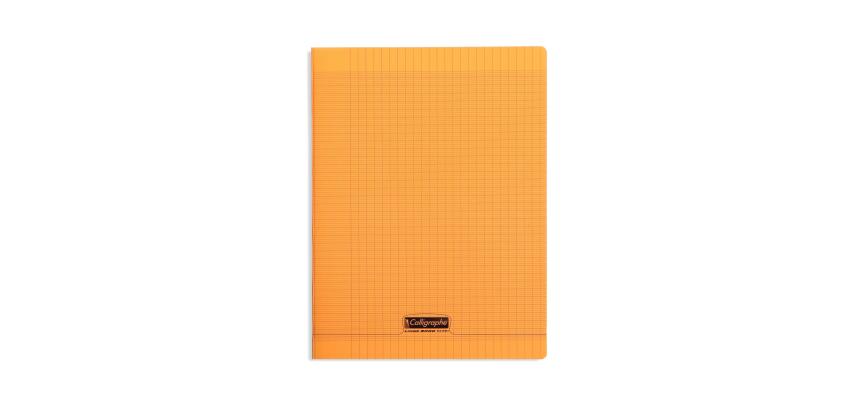 8000 POLYPRO, Schrift geniet A4 (21x29,7cm) 96 blad 90g séyès. - Oranje