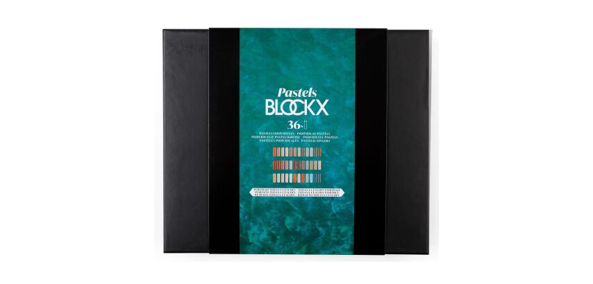 BLOCKX Wooden Box of 36 Soft Pastels - Portrait by Tiziana Ceschin