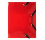 Exacmpta Crystal PP Elasticated 3 Flap Folders, 12x16cm, Assorted - Assorted colours