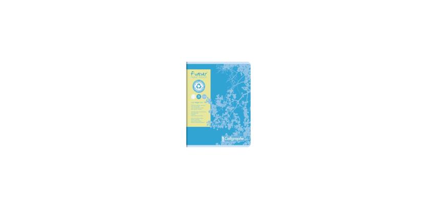 Cahier piqué FOREVER 17x22 cm 96 pages grands carreaux 70 g - Assortis