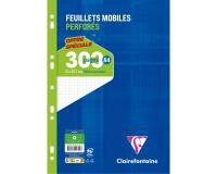 Feuillets mobiles sous film A4 300 pages perforées petits carreaux