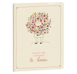 Notebook Julie Adore Punkte Mädchen 15x21cm - Visual