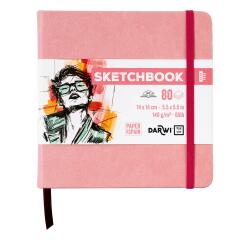 DFY Sketchbook 14x14 80F 140g - Rose pâle