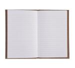 Naturheft 170x110, 192 linierte Seiten - Braun
