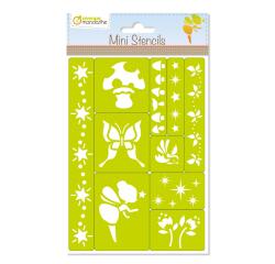 Mini Stencils, Fées - Vert