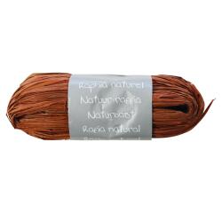 Geschenkband aus natürlichem Bast 50g - Braun|