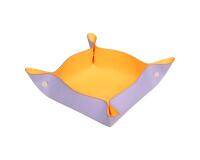 Rhodiarama vide-poche réversible simili cuir italien 12x12x4,5 cm - Iris