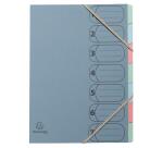 Exacompta AutentiK Multipart Harmonika File 7 Part A4 - Assorted colours