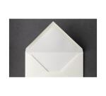 20 enveloppes C6 (114x162mm) Vélin pur coton gommées - Crème