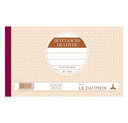 Self-copying manifold 125X210 Rent receipt 50 triplicate - Oat