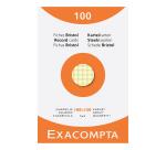 Pk 100 Exa Record Cards 100x150 5/5 Ast - Assorted colours