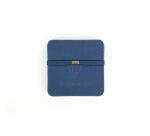 Accordionboek harmonica 9F 7,4x7,4cm 300g - Blauw