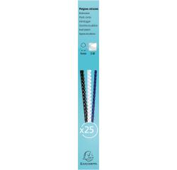 Doos van 25 plastic spiraal inbindruggen 6 mm - A4