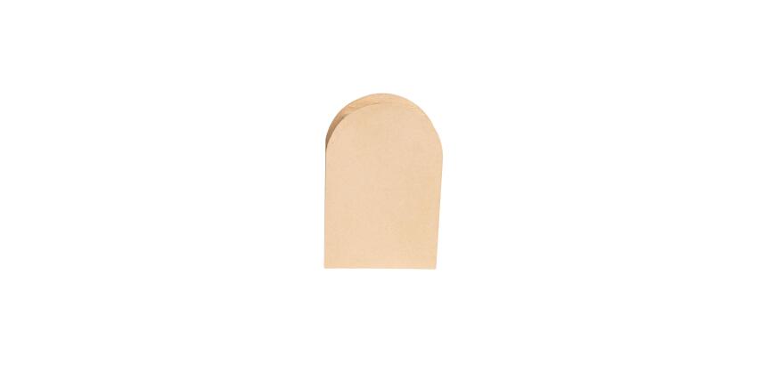 Large waterproof arch vase 16x5x25 cm - Kraft