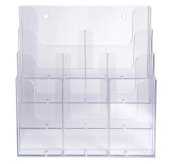 Porta brochure/cataloghi da banco multi-formati - Cristallo