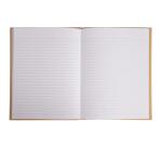 Notizbuch Natur 220x170, 192 linierte Seiten - Beige