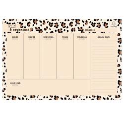 Hebdo Planner Roar Clair 26,5 x 18 cm - Visueel
