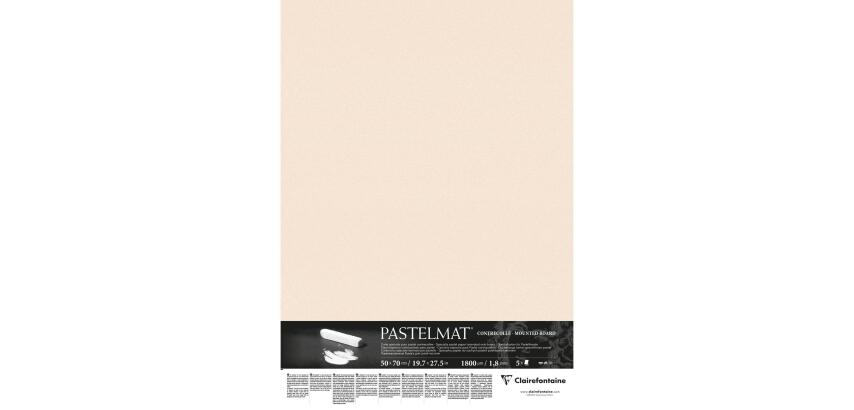 Pastelmat contrecollé 5F 50x70cm - Beige