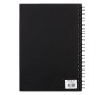 Goldline carnet spiralé 50F A4 140g portrait - Noir