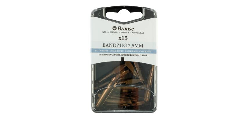 BOITE 15 PLUMES BANDZUG POUR GAUCHERS