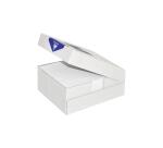 Weiße Briefumschläge haftklebend DIN lang 110x220mm, 80g, leicht zu öffnen, Kartonbox mit 500 Stück - Weiß