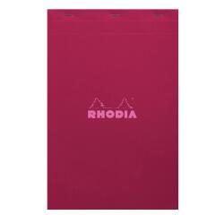 Rhodia Couleur Pad - No.19 - A4+ - 5 x 5 Ruling - 80 Sheets - Top Stapled - Plum