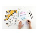 Lettering bloc collé 20F A5 190g