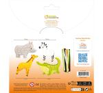 Rubans à tisser, Animaux sauvages - Orange