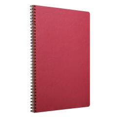 Cahier reliure intégrale Age Bag A4 100 pages petits carreaux - Rouge